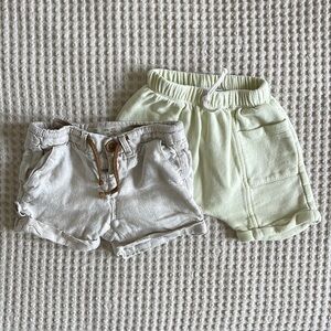 Bundle of Zara shorts - linen and cotton